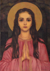 Obraz na dreve: Sv. Filomna (30x20)