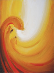 Obraz na plátne: Zápas Boha s peklom o človeka