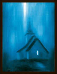 Obraz: Svetlo z hora  30 x 21 cm