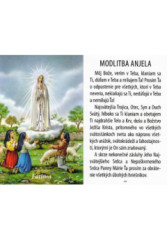 Obrzok lam. Fatima (379) s modlitbou (226)