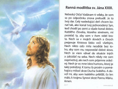 Obrzok lam. (Z017) Rann modlitba sv. Jna XXIII.