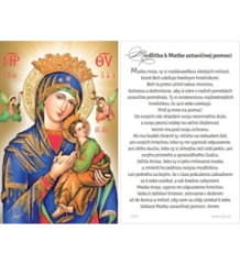Obrzok lam. (Z034) Matka ustavinej pomoci s modlitbou