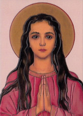 Obrzok na dreve (173047) - Sv. Filomna (imitcia keramiky)
