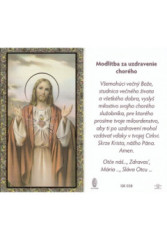 Obrzok pozlten (ISK 038) s modlitbou