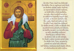 Obrzok s modlitbou (LV06) Pane, nau ma akova