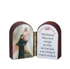 Oltárik drev. (3CM-16) - sv. Faustína