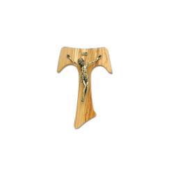 Kríž TAU z olivového dreva