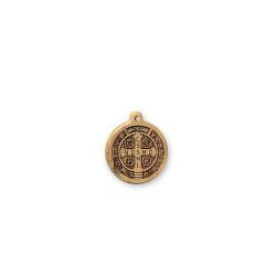 Medaila sv. Benedikta z olivového dreva