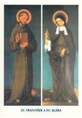 Poh�adnica: sv. Franti�ek a sv. Kl�ra