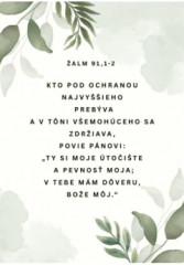 Pozdrav s cit�tom (B26-V14) �alm 91,1-2