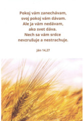 Pozdrav s cit�tom (B26-V8) J�n 14,27