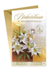 Pozdrav s textom (19-639) - Blaho�elanie k vysviacke