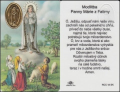 RCC kartika - Modlitba Panny Mrie z Fatimy (RCC18SK)
