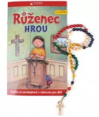 Renec hrou. Knka se samolepkami a rencem pro dti