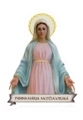 Samolepka (DF) Panna M�ria Med�ugorsk�