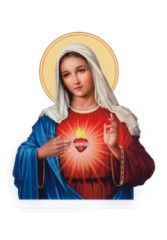 Samolepka (DF) Srdce Panny M�rie