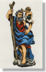 Samolepka: Sv. Krištof (A)