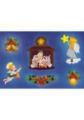 Samolepky - h�rok (B0161-2) - viano�n�