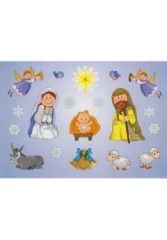 Samolepky - hrok (B061-3) - vianon