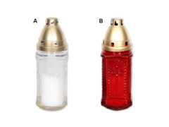 Sklenn lampa "KAPLIKA" 100g erven - 0304