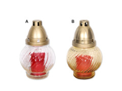 Sklenn lampa "KOULE" 50g bl - 0303