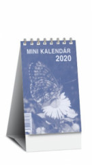 Mini kalendr 2020 (stolov) - modr