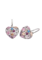 Strieborn nunice - ORNAMENT srdce