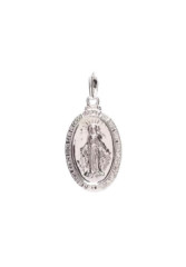 Strieborn� pr�vesok - Z�zra�n� medaila Panna M�ria / 18 mm