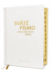 Sv�t� p�smo - Jeruzalemsk� Biblia (ve�k� form�t) biela ob�lka so zlatorezom