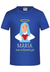 Tri�ko M�ria ma ochra�uje (S) - modr�