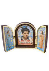 Triptych drev. (1132/S0342) Carlo Acutis