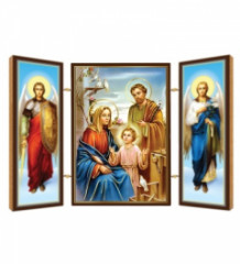 Triptych drev. (N11-B) - Sv. rodina