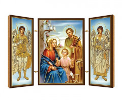 Triptych drev. (N11) - Sv. rodina