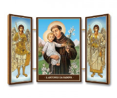 Triptych drev. (N18) - Sv. Anton