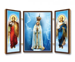 Triptych drev. (N57-2) - Fatima