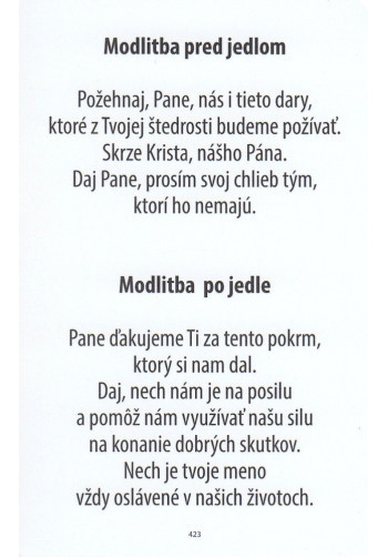 Obrázok lam. (630) s modlitbou (423)