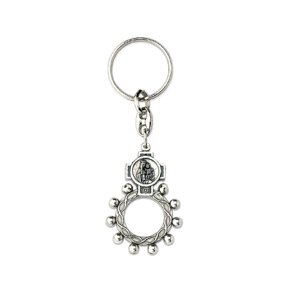 Kľúčenka, ruženec desiatok Panna Mária Škapuliarska