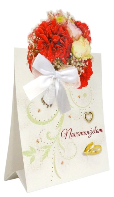 Pozdrav s textom STIVA_E (11-384) - svadobný