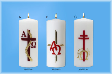 Sviece kostolné veľkonočné - reliéf III. LIM-1770