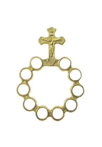 Ruženec des. (G243-D.BI) prsteň - biely