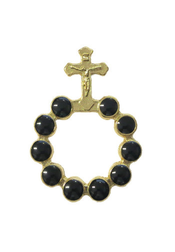 Ruženec des. (G243-D.NE) prsteň - čierny