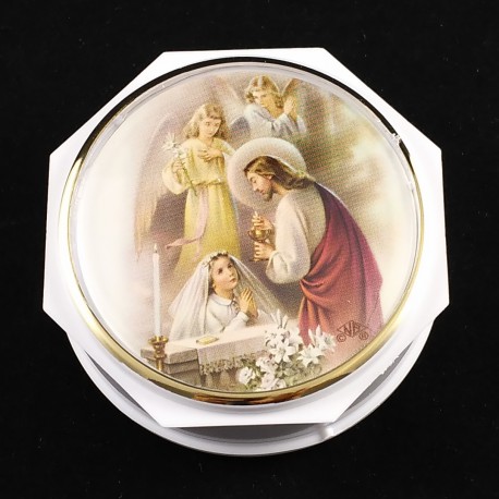 Krabička na ruženec, dievča